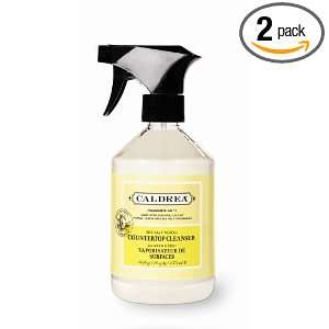 Caldrea Countertop Cleanser, Sea Salt Neroli, 16 Ounce Bottles (Pack 