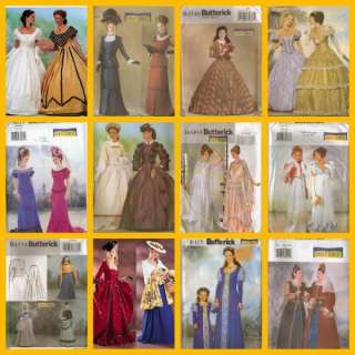 OOP Butterick Sewing Pattern Making History Historical Costume Misses 