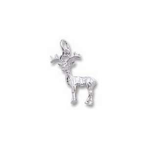 Reindeer Charm   Gold Plated Jewelry