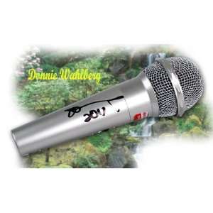  New Kids On The Block Donnie Wahlberg Autographed Microphone 