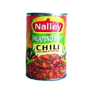 Nalley Chili w/ Beans Jalapeno Hot   15 oz (12 pack)  