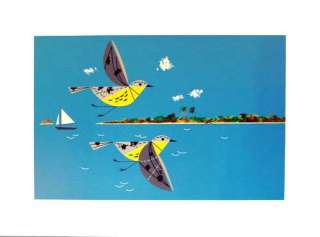   /Charley Harper   Caribbean Cruisers   bird art   Cert of Auth  