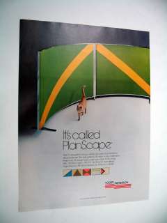 Vogel Peterson PlanScape Office Partition 1977 print Ad  