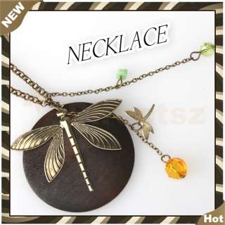   Girls Vintage Necklaces Pretty Dragonfly Beads Pendants Gift  