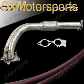 CIVIC CRX D16 B18 3 5BOLT STAINLESS STEEL DOWNPIPE O2  