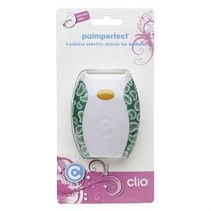 Clio Designs PalmPerfect Cordless Shaver for Women, Paisley Pattern, 1 