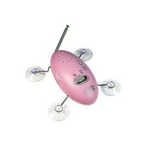  Zadro Shower Bug AM/FM Radio with Clock Electronics