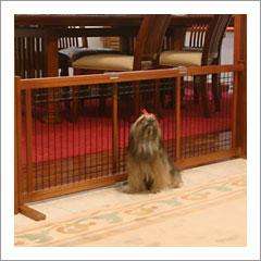DOG wrought iron freestanding indoor pet GATE fence  