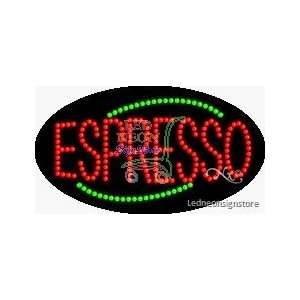  Espresso LED Business Sign 15 Tall x 27 Wide x 1 Deep 