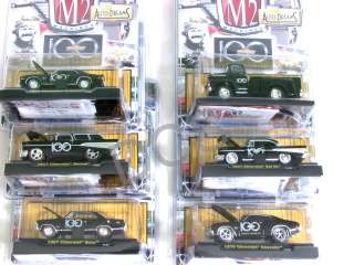 M2 Machines 100 Years Chevrolet Chevy Set of 6 Diecast Car 1/64  