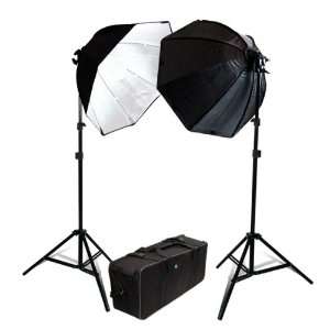   Continuous Softbox Lighting Light Kit with photo 105w bulb_AGG703