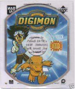 1999 Upper Deck Power Deck Digimon CD Rom Promo Card  