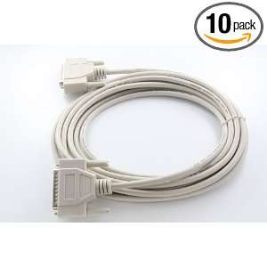  15 Foot 25 pin DB25 DB 25 Serial Cable Adapter Convert M/M 