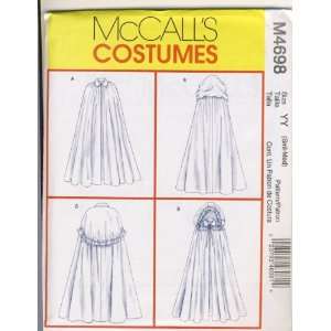 McCalls Costumes Sewing Pattern 4698   Use to Make   Misses Capes 