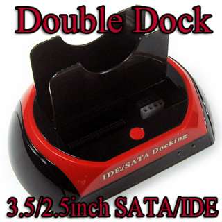 Twin/Double 3.5/2.5 IDE/SATA HDD dock/Docking station  