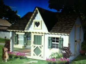 Little Cottage Company Victorian Cottage Kennel Dog House  