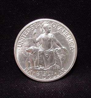   San Diego Silver Commemorative Half Dollar Bright White AU/UNC  