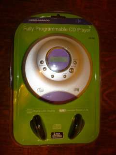 DURABRAND LCD DISPLAY CD PLAYER, NEW IN PACKAGE  