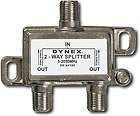 Dynex 2 Way Coaxial Cable Splitter DX AV100 Free Ship