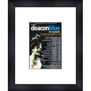 DEACON BLUE UK Tour 2001   Custom Framed Original Ad   Framed Music 