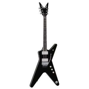  Dean Guitars Custom Run 3 ML Black Chrome Guitar With 