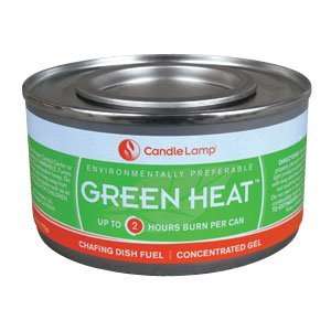  Candle Lamp Green Heat 2 Hour Chafer Fuel 3 / Pack