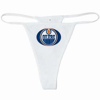 New Edmonton Oilers White or Pink Thong  