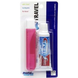  Dental Source Travel Toothbrush & Crest Toothpaste Health 