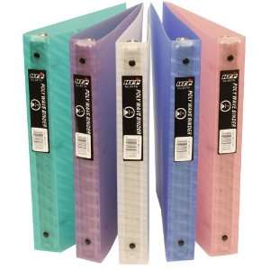  Wave Design 1 inch Binders   Assortment Pack of 12 Office 