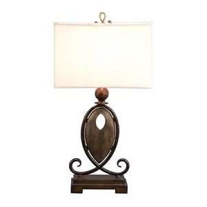  Designer Tacoma Metal Table Lamp 31 With White Shade 