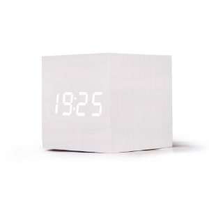  Mini White LED with White Light Digital Alarm Clock Desktop 