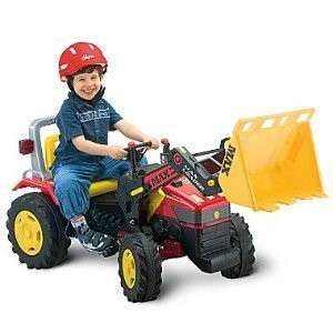 Kids Red Heavy Loader Ride on Construction Riding Dirt Shovel Mover 