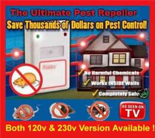 Riddex Plus Electronic Pest Rodent Repeller 120V 220V  