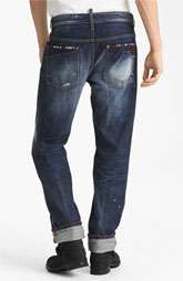 Dsquared2 Dean Straight Leg Jeans (Blue Wash) $445.00