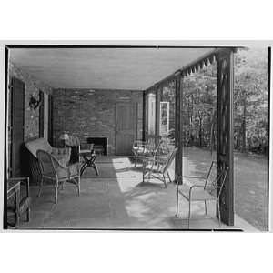 Photo Allen W. Dulles, residence in Lloyd Neck, Long Island. Porch I 