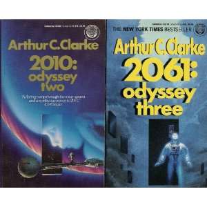  Set of 2 Arthur C. Clarke Odyssey Series Novels 2010 