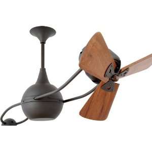   Fan Model B2K BZ WD in Bronze with Wooden blades.