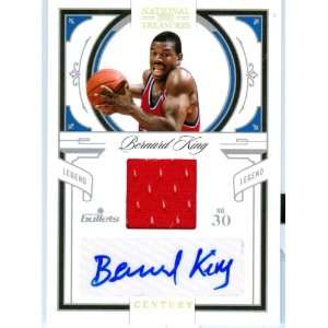   Bernard King Autograph Game Worn Jersey Card
