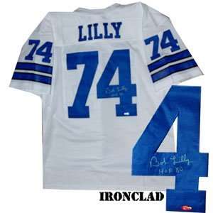 Bob Lilly Autographed Uniform   wHOF 80