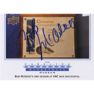 Bob McAdoo 2010 11 UD UNC Autographed Base Card