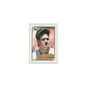  1989 Topps Tiffany #605   Bob Welch Sports Collectibles