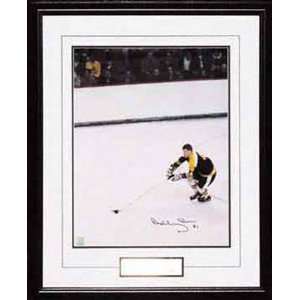 Bobby Orr Boston Bruins   Skating   Framed 16x20 Autographed 