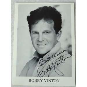 Bobby Vinton Autograph   1994 Concert Long Beach CA