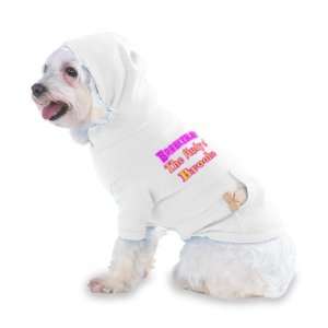   Brooke Hooded (Hoody) T Shirt with pocket for your Dog or Cat XS White