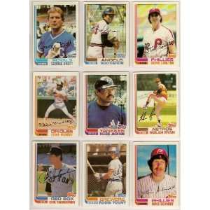  of Fame (20) Card Baseball Lot (Mike Schmidt) (Johnny Bench) (Carl 