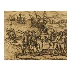 Christopher Columbus, 1451 1506 Italian Explorer, Disembarking in 