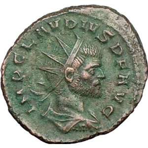 CLAUDIUS II Gothicus 268AD Authentic Ancient Roman Coin Fides Trust 