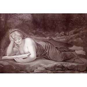  Diva Magdalene Etching Correggio, Antonio Bartolozzi 