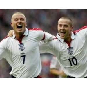  David Beckham and Michael Owens England National T Sports 