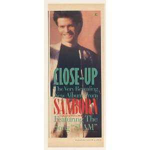 1988 David Sanborn Close Up Album Promo Print Ad (Music Memorabilia 